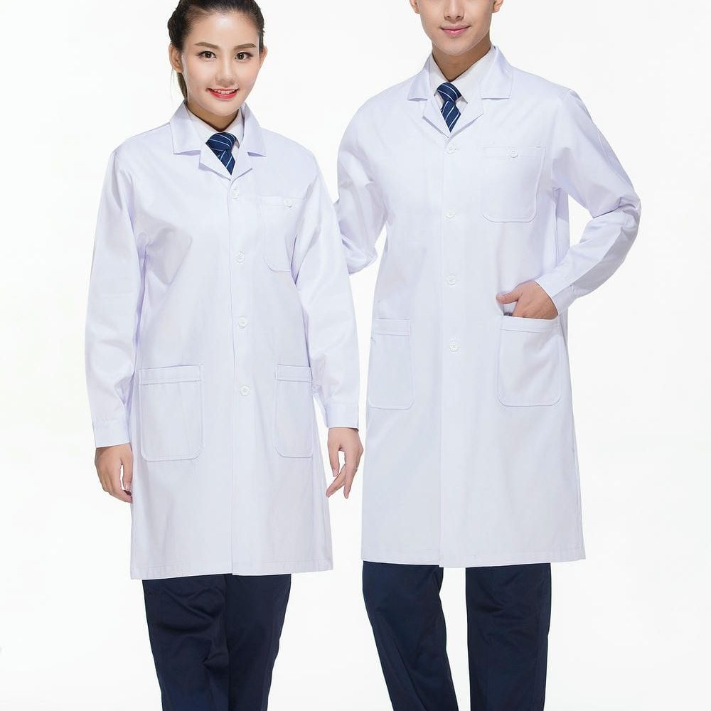 春秋全工藝滌棉紗卡 大褂 工裝定制