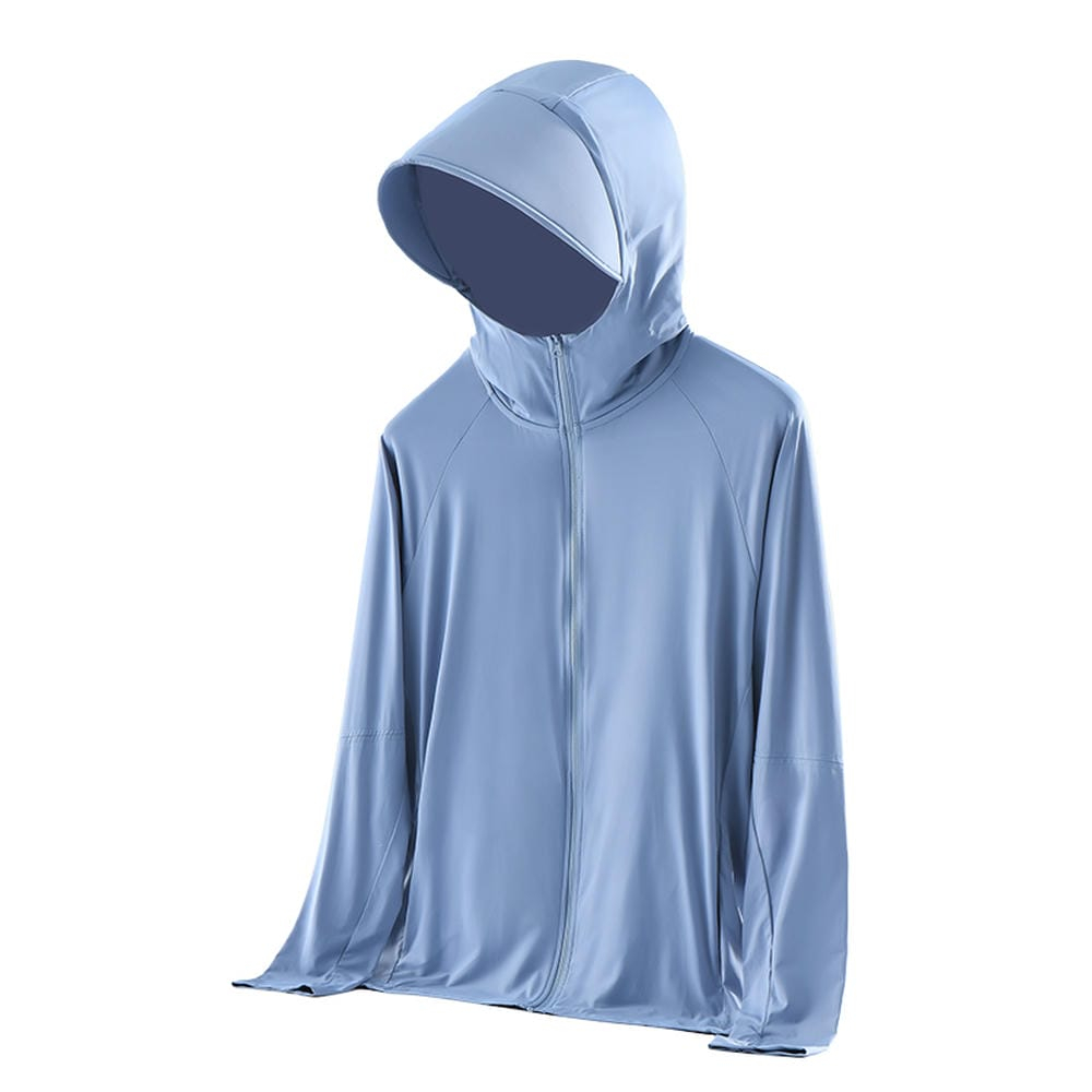 夏季冰絲平紋針織布男款防曬衣